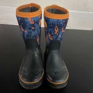 Boys Bogs Camo Insulated Boy Size 4